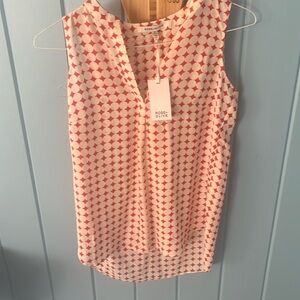 Rose + Olive sleeveless shirt XS